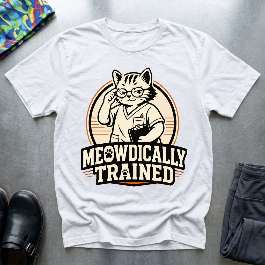 Meowdically Trained I T-Shirt